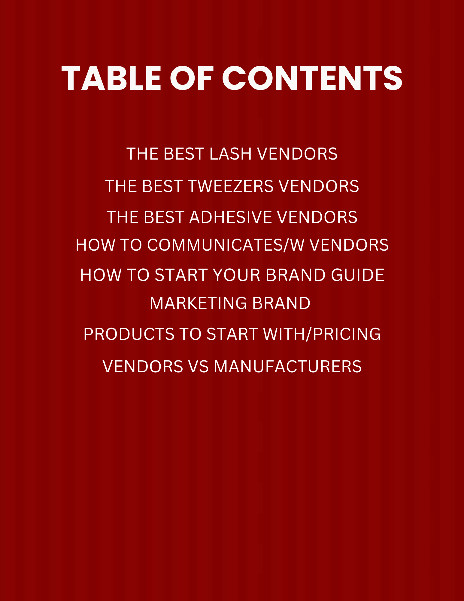 Ultimate Vendor List - MRR